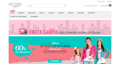 Desktop Screenshot of nettextil.com.br
